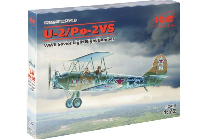 Збірна модель ICM - У-2/По-2ВС, Радянський легкий нічний бомбардувальник II СВ (72243)