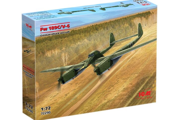 Збірна модель ICM - Fw 189C/V-6, німецький штурмовик (72290)