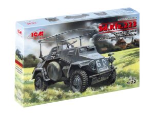 Збірна модель ICM - Sd.Kfz.223, німецький бронеавтомобіль радіозв'язку (72421)