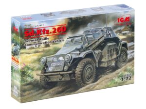 Збірна модель ICM - Sd.Kfz.260, німецький бронеавтомобіль радіозв'язку (72431)