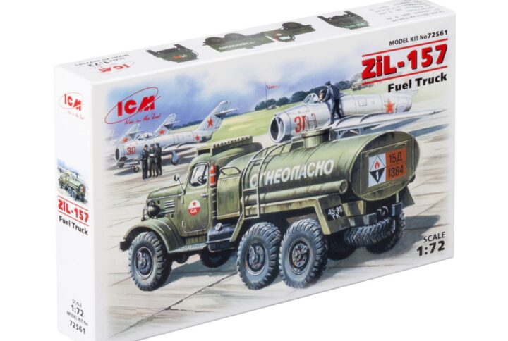 Збірна модель ICM - Зіл-157, паливозаправник (72561)
