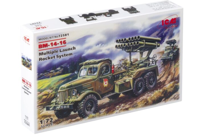 Збірна модель ICM - БМ-14-16, реактивна система залпового вогню (72581)