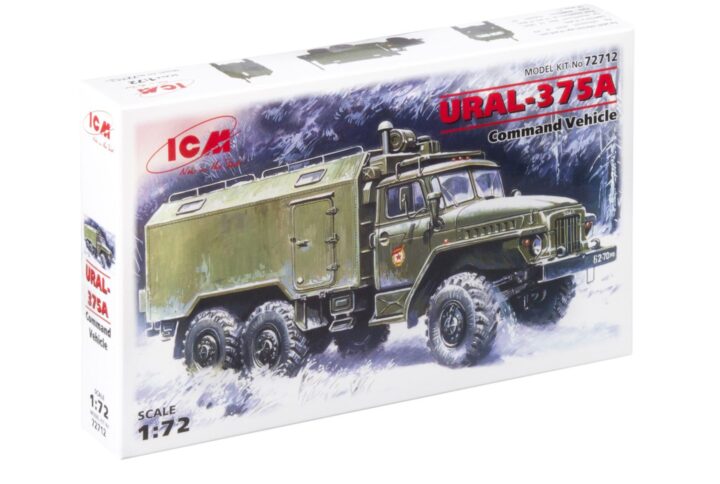 Збірна модель ICM - УРАЛ-375А, пересувний командний пункт (72712)