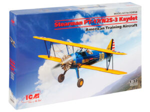 Збірна модель ICM - Stearman PT-17/N2S-3 Kaydet , Американський учбовий літак (32050)