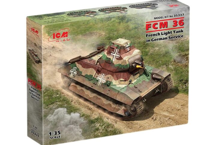 Збірна модель ICM - FCM 36, Французький легкий танк на службі Вермахту (35337)