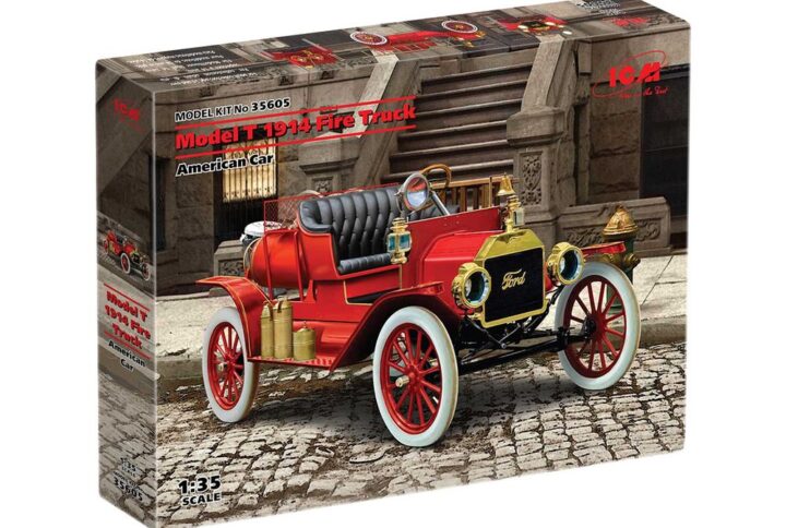 Збірна модель ICM - Model T 1914 Fire Truck, Американський пожежний автомобіль (35605)