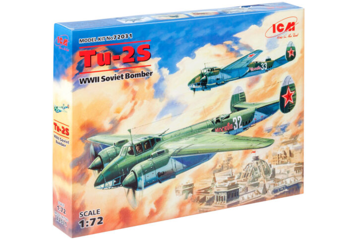Збірна модель ICM - Ту-2С, радянський бомбардувальник 2 Світової війни (72031)