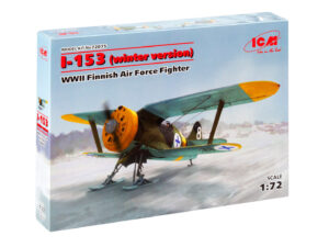 Збірна модель ICM - І-153, Винищувач ВПС Фінляндії 2 Світової Війни (зимова модифікація) (72075)