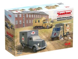 Збірна модель ICM - "Sankas" Санітарні Цивільна техніка Вермахту (DS3523)