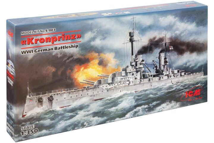 Збірна модель ICM - "Kронпрінц", німецький лінійний корабель 1 Світової війни (S.003)
