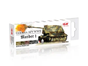 Набір акрилових фарб ICM для німецьких БТР Другої світової війни та Marder I (3003)