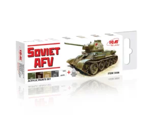 Набір акрилових фарб ICM для радянської бойової техніки (3006)