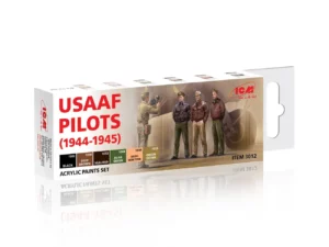 Набір акрилових фарб ICM для пілотів USAAF (1944-1945) (3012)