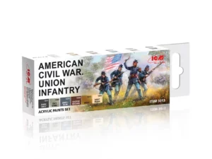 Набір акрилових фарб ICM для піхоти американського союзу громадянської війни (3013)