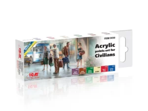 Набір акрилових фарб ICM Цивільні (3030)