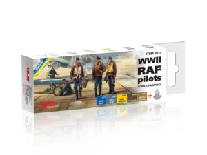 Набір акрилових фарб ICM для пілотів RAF Другої світової війни (3033)