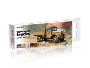 Набір акрилових фарб ICM до вантажівок Вермахта (3038)