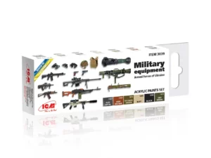 Набір акрилових фарб ICM для військового спорядження Збройних Сил України (3039)