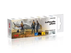 Набір акрилових фарб ICM для пілотів Люфтваффе (3046)