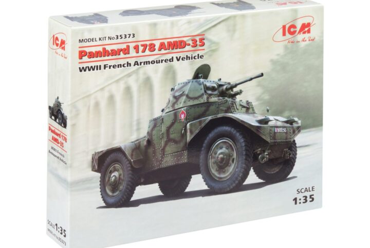 Збірна модель ICM - Panhard 178 AMD-35, Французький бронеавтомобіль 2 Світової війни (35373)