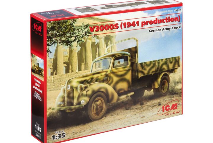 Збірна модель ICM - V3000S (виробництва 1941р.), німецький вантажний автомобіль (35411)