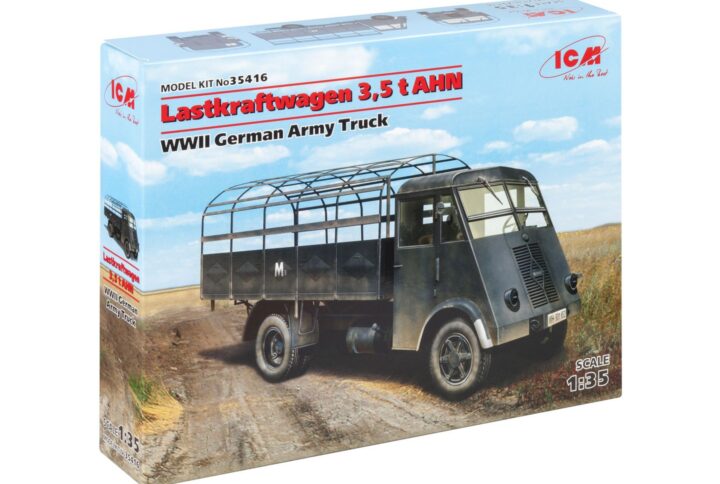 Збірна модель ICM - Lastkraftwagen 3,5 t AHN, вантажний автомобіль німецької армії 2 Світової війни (35416)