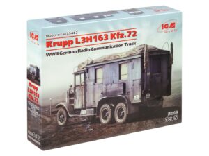 Збірна модель ICM - Krupp L3H163 Kfz.72, Німецький автомобіль радіозв’язку 2 Світової війни (35462)