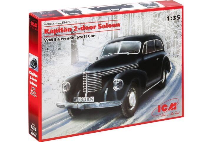 Збірна модель ICM - Kapitän седан дводверний, німецький автомобіль 2 Світової війни (35476)