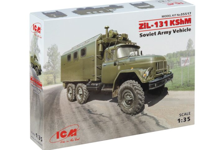 Збірна модель ICM - ЗіЛ-131 КШМ, Радянський військовий автомобіль (35517)