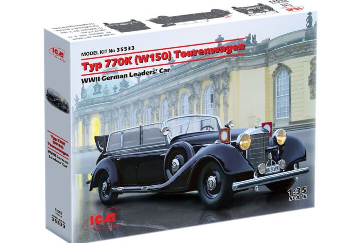 Збірна модель ICM - Typ 770K (W150) Tourenwagen, Автомобіль німецького керівництва часів 2 Світової війни (35533)