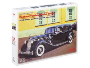 Збірна модель ICM - Packard Twelve (модель 1936 р.) Автомобіль радянського керівництва часів Другої світової війни з пасажирами 1/35 (35535)