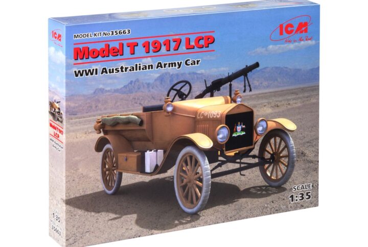 Збірна модель ICM - Модель T 1917 р. LCP, Автомобіль австралійської армії 1 Світової Війни (35663)