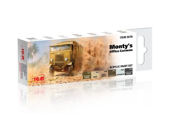 Набір акрилових фарб ICM для мобільного офісу Монті (3078)