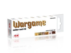 Набір акрилових фарб ICM для Wargame Color Set # 2 (3079)