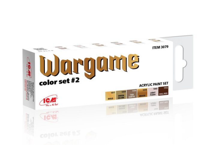 Набір акрилових фарб ICM для Wargame Color Set # 2 (3079)