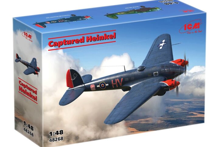 Збірна модель ICM – «Полонений Хейнкель» Heinkel He 111H-20 (арт. 48268)