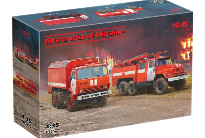 Збірна модель ICM - Пожежні автомобілі України (DS3527)