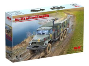 Упаковка збірної моделі ЗіЛ-131 ЗСУ з ДШКМ від ICM, масштаб 1:72