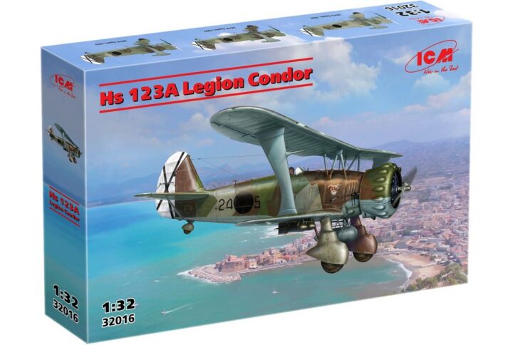 Збірна модель ICM – Henschel Hs 123A Легіон “Кондор” (32016)