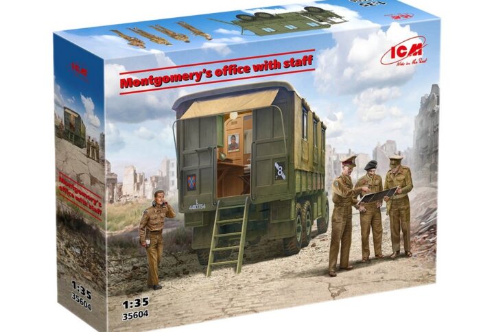 Збірна модель ICM Мобільний офіс Монтгомері зі штабом