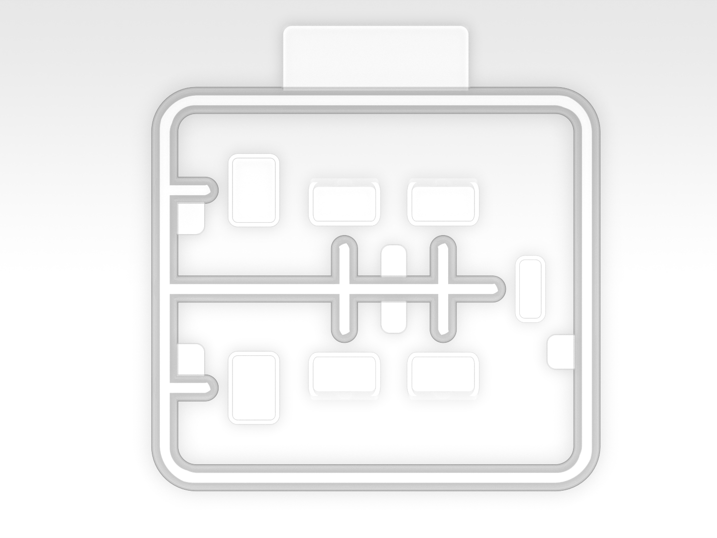 72819 KP 2 glass mold