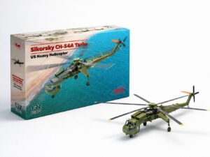 Збірна модель ICM Sikorsky CH-54A Tarhe, важкий гелікоптер США 1:72 (72001)