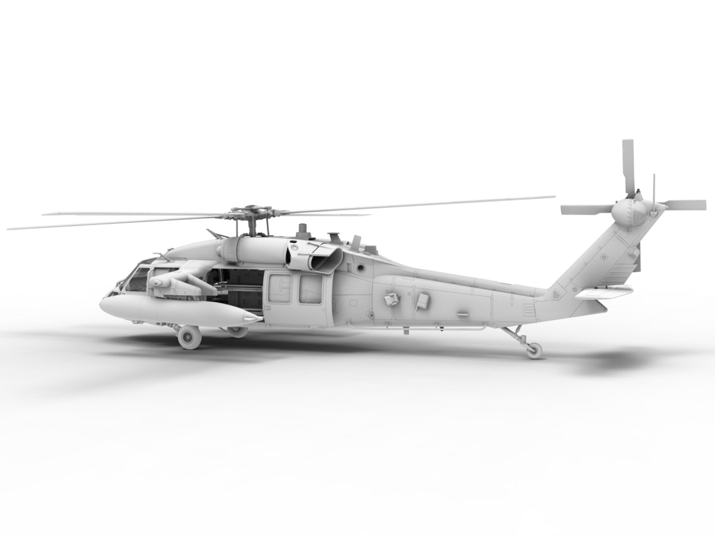 Збірна модель ICM Black Hawk MEDEVAC, екіпаж та бойові медики